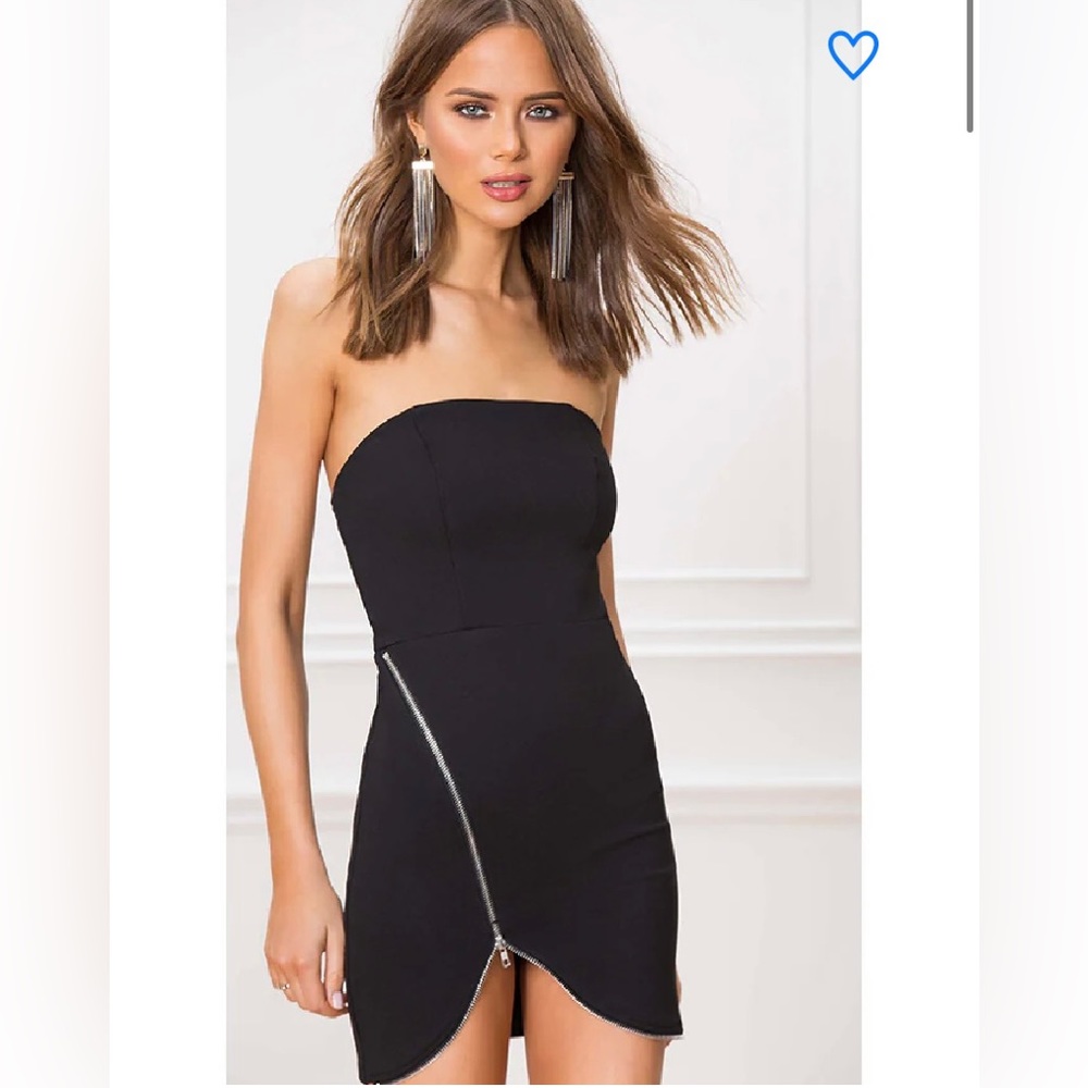 SUPERDOWN- Nylah Front Zip Dres